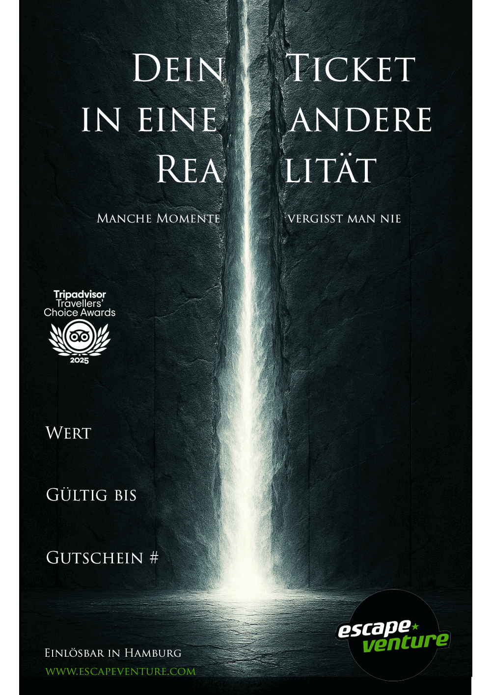 EscapeVenture Geschenkgutschein Hamburg